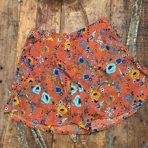 Colorful flower shorts